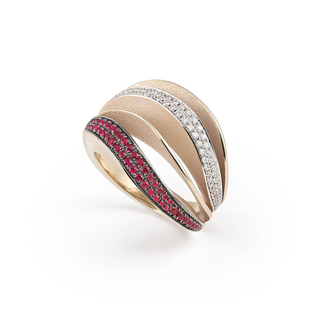         Roségold, Ringe, Cammilli Velaa Color Ring