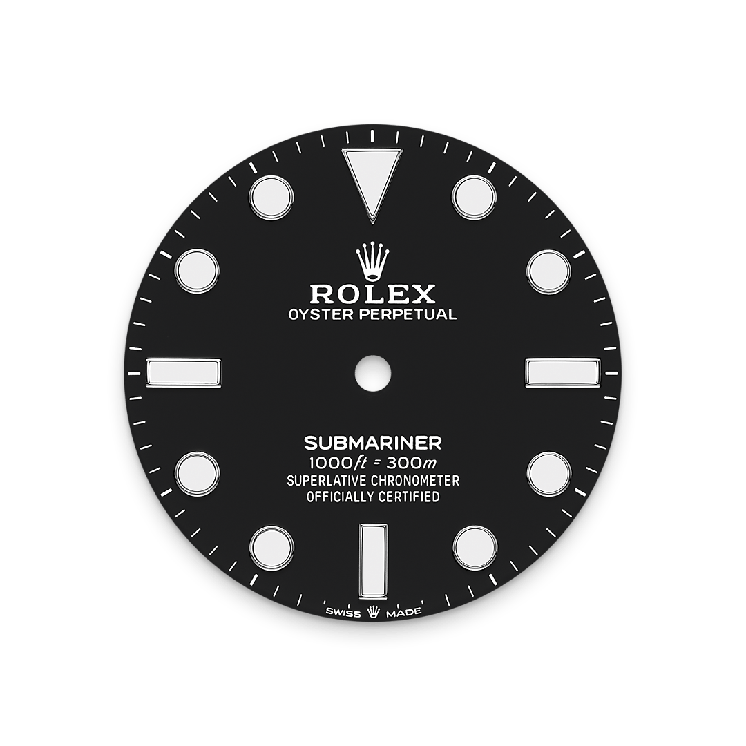 Schwarzes Zifferblatt