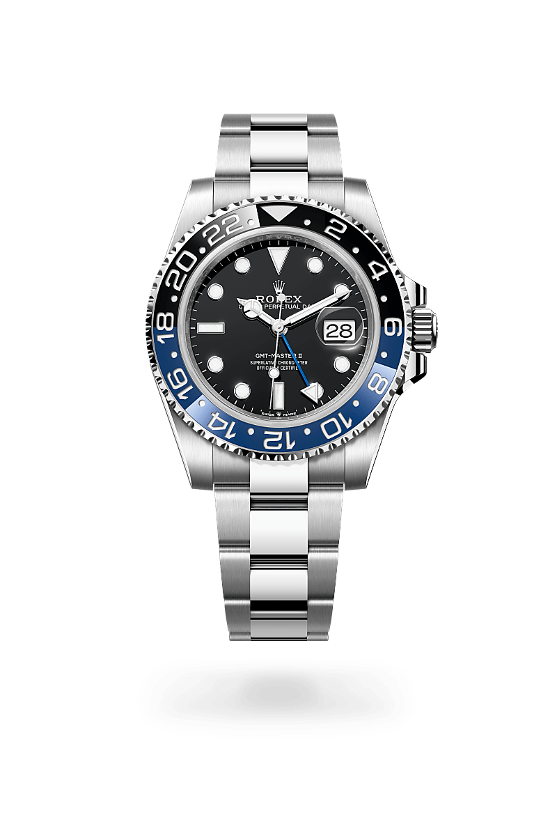 Rolex GMT-Master II Herrenuhr (M126710BLNR-0003) Oyster, 40 mm, Edelstahl Oystersteel