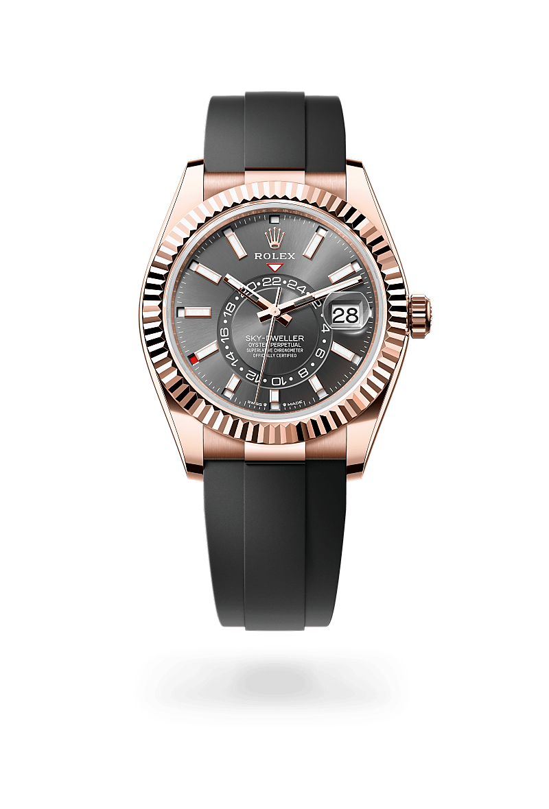 Rolex Sky-Dweller M336235-0004 Herrenuhr - Oyster, 42 mm, Everose-Gold 